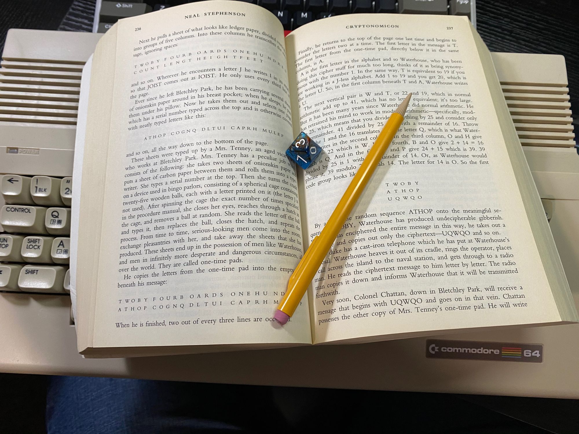 Simple, 'unbreakable' encryption with a pencil