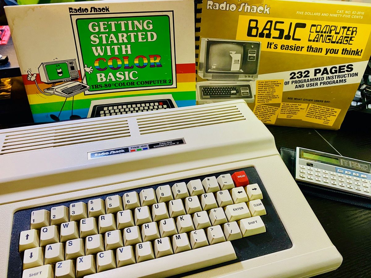 Calculating Pi via the Gregory-Leibniz series in BASIC on the Tandy Color Computer 2