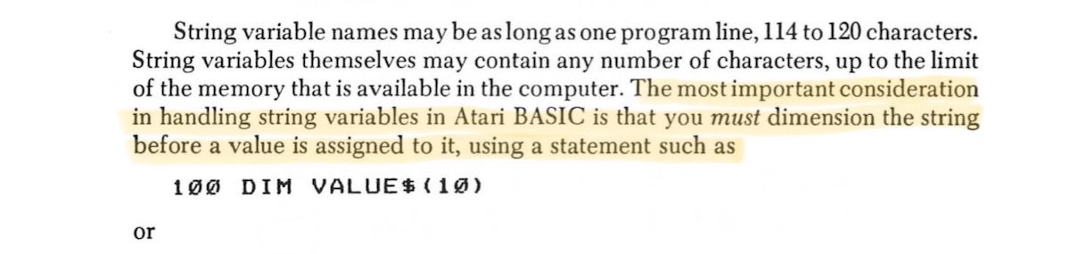 Example of an issue to look out for