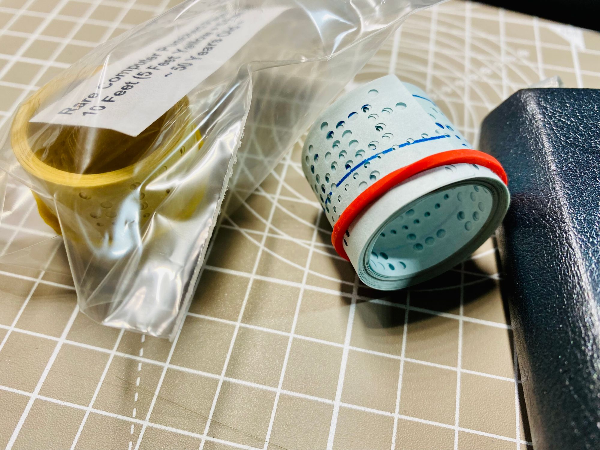 MOS paper tape format