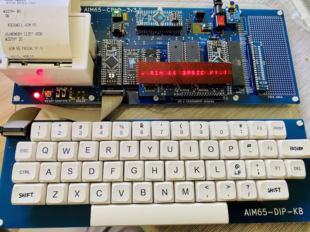 10 PRINT on the Rockwell AIM 65